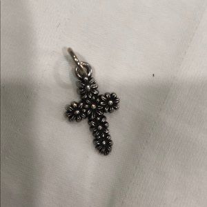 James Avery Flower Cross Charm